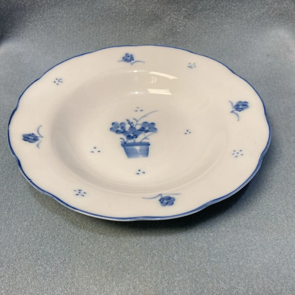 STEELE HAND PAINTED PORCELAIN DE CHINE SOUP BOWL